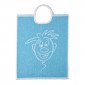 TURQUOISE - Bavoir enfant professionnel hébergement foyer 100% Coton foyer aide a domicile internat auxiliaire de vie
