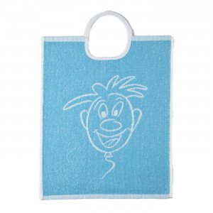 TURQUOISE - Bavoir enfant professionnel hébergement foyer 100% Coton crèche auxiliaire de vie foyer aide a domicile