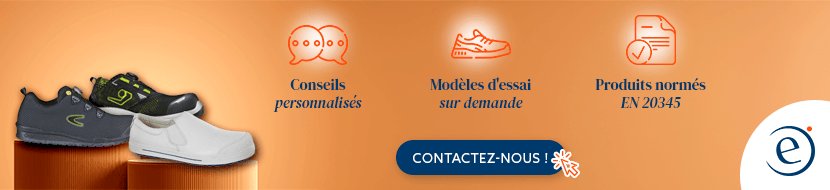 Chaussures de sécurité sans lacets faciles à enfiler