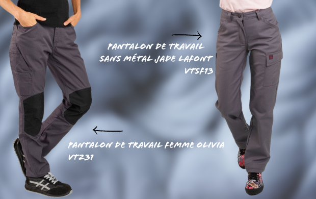 Pantalon de travail polyester/coton