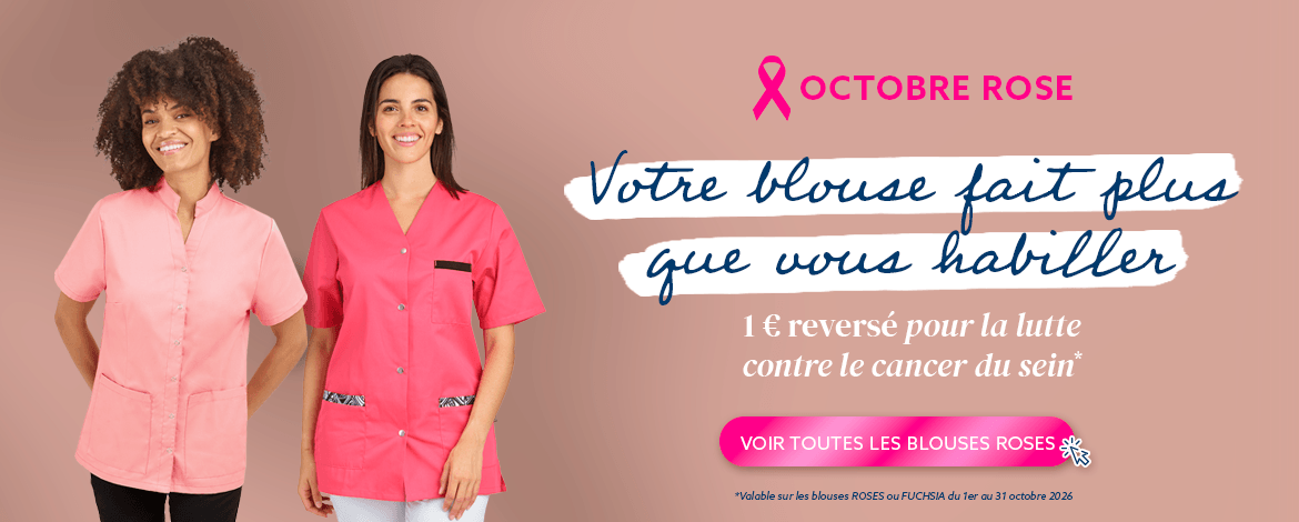 Octobre Rose - 1 euro revers&eacute; sur chaque blouse rose achet&eacute;e en octobre 2026