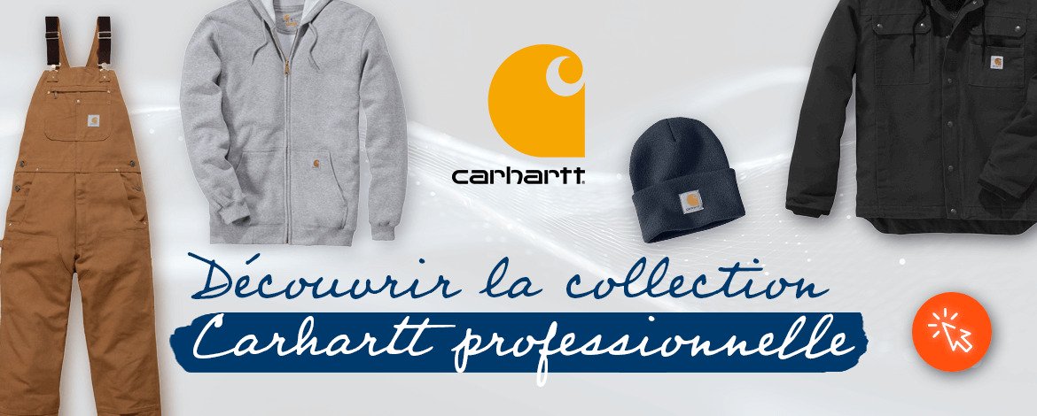 D&eacute;couvrez les v&ecirc;tements de travail Carhartt : robustesse, style et durabilit&eacute; pour les pros exigeants. Workwear iconique et r&eacute;sistant.
