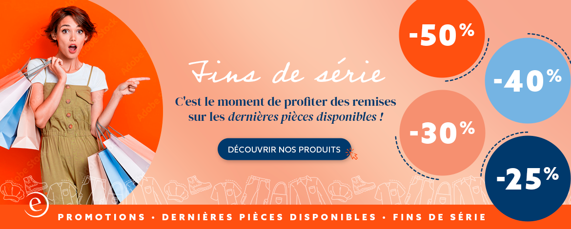 Cliquez pour accéder aux promotions sur les fins de série ECHOPPE